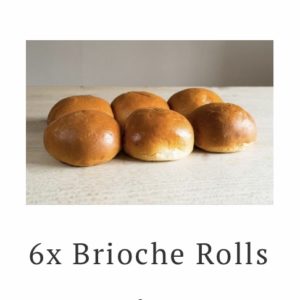 Brioche Rolls x6 HHB