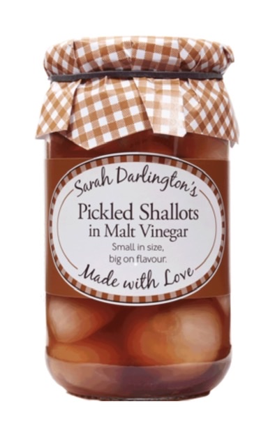 Pickled Shallots in Malt Vinegar